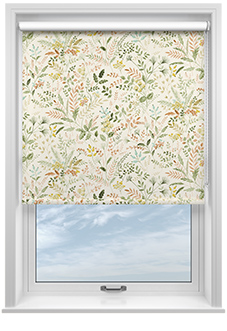 Cleo, Coral Silk - Twist&Fit Roller Blind